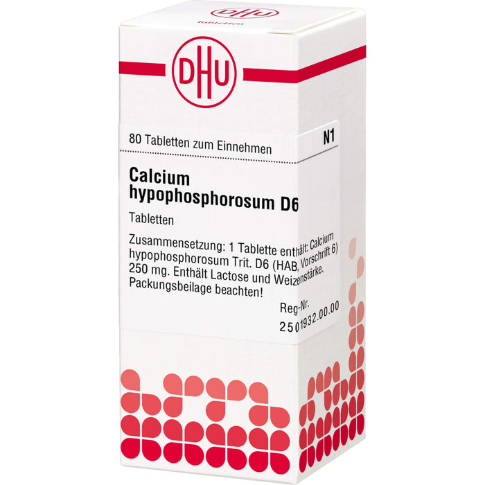 DHU Calcium hypophosphorosum D6 Tabletten, 80 St. Tabletten