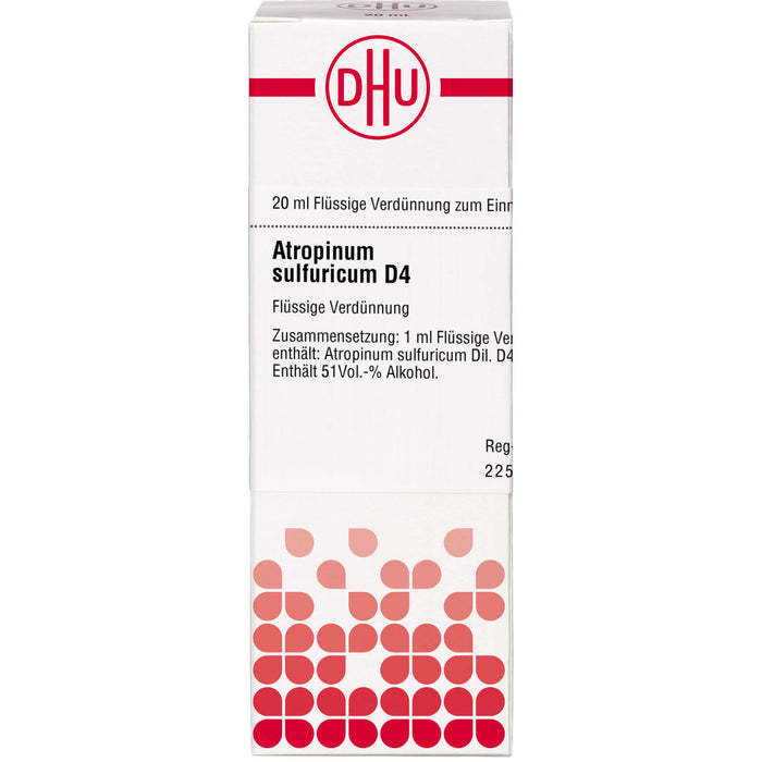 DHU Atropinum sulfuricum D4 Dilution, 20 ml Lösung