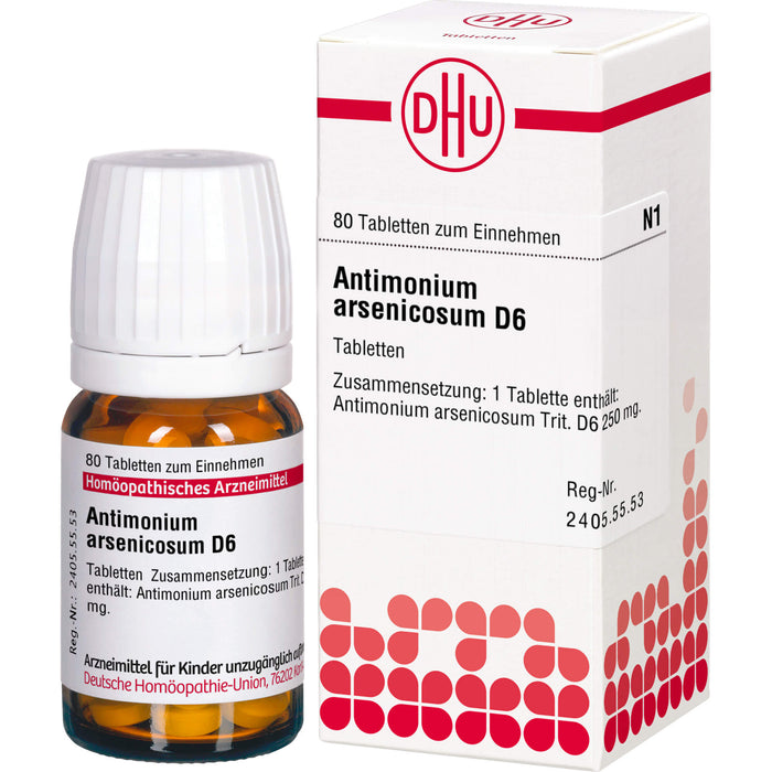 DHU Antimonium arsenicosum D6 Tabletten, 80 pc Tablettes