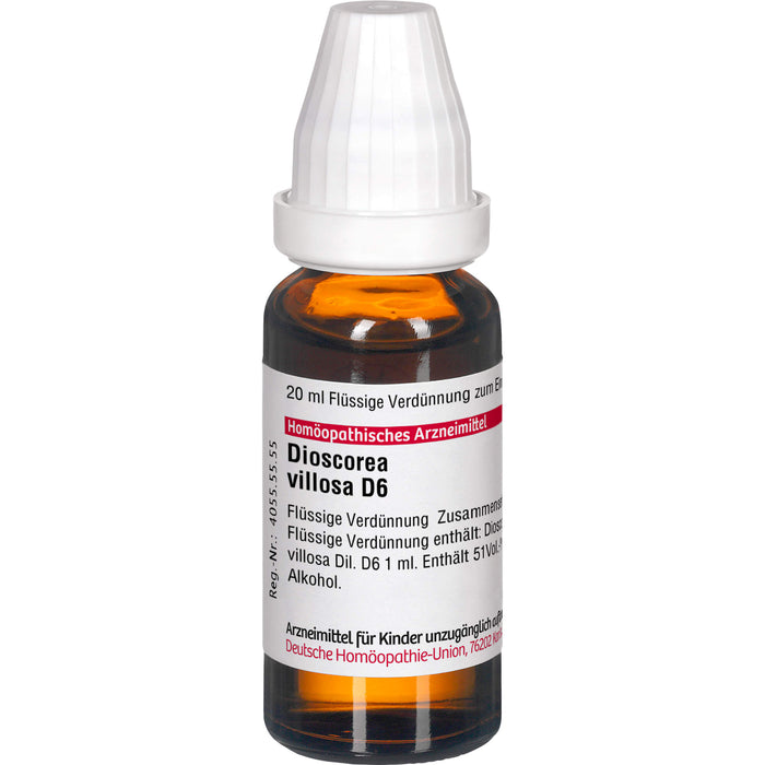 Dioscorea villosa D6 DHU Dilution, 20 ml Lösung