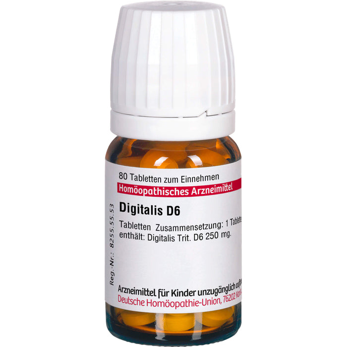 Digitalis D6 DHU Tabletten, 80 St. Tabletten