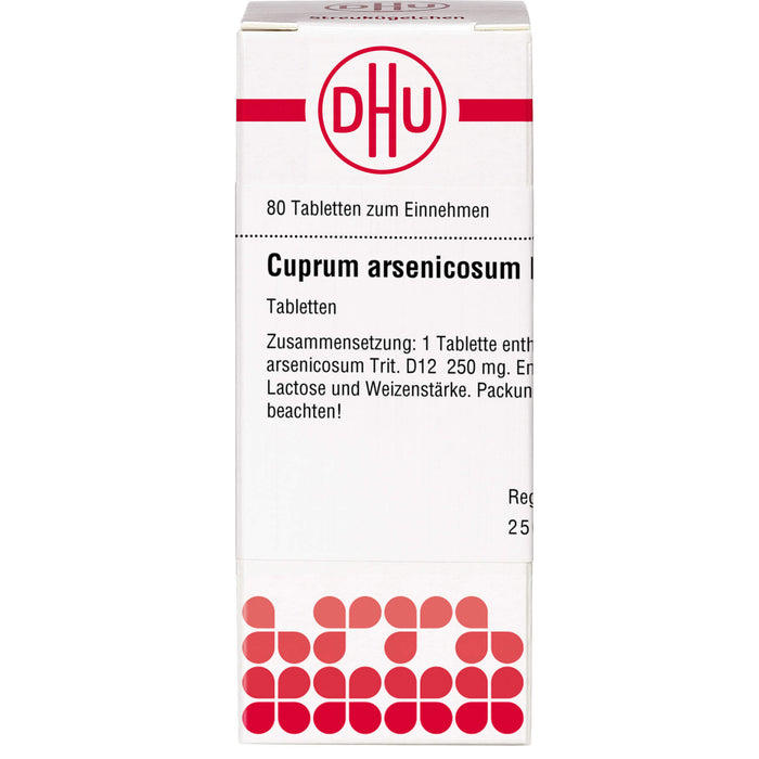 DHU Cuprum arsenicosum D12 Tabletten, 80 pcs. Tablets