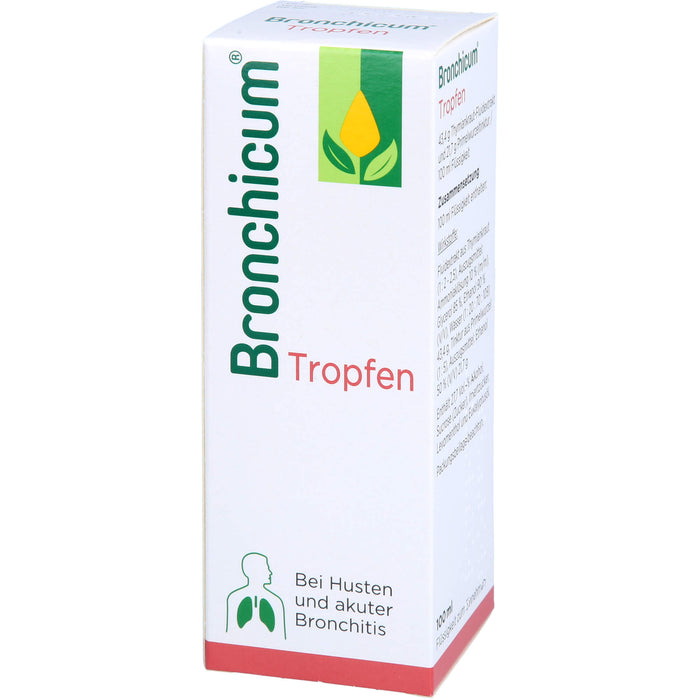 Bronchicum Tropfen bei Husten und akuter Bronchitis, 100 ml Lösung