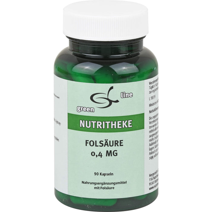 green line Nutritheke Folsäure 0,4 mg Kapseln, 90 pcs. Capsules