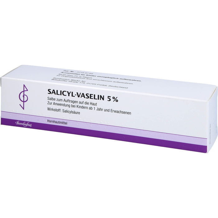 Bombastus Salicyl-Vaselin 5% Salbe, 100 ml Salbe