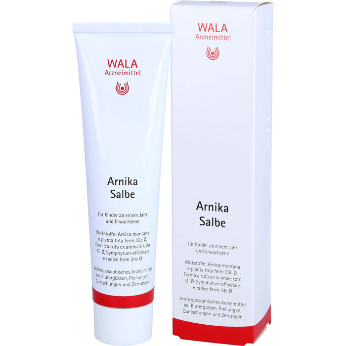 WALA Arnika Salbe bei Blutergüssen, Prellungen, Quetschungen und Zerrungen, 100 g Ointment