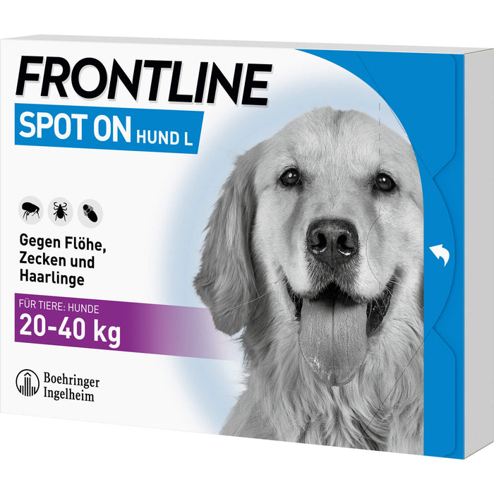 FRONTLINE Spot on Hund L 20-40 kg Pipetten, 5 pcs. Ampoules