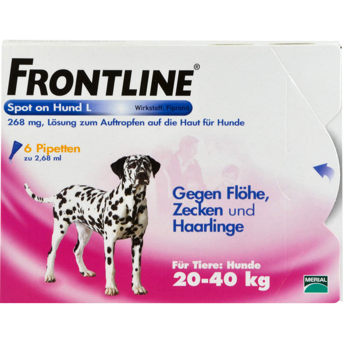 FRONTLINE Spot on Hund L 20-40 kg Pipetten, 5 St. Ampullen