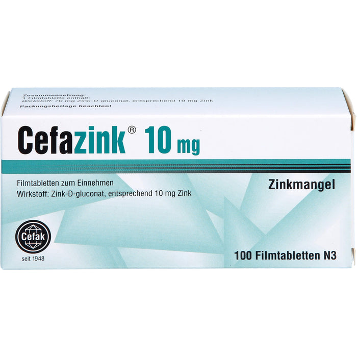 Cefazink 10mg Filmtbl., 100 St FTA