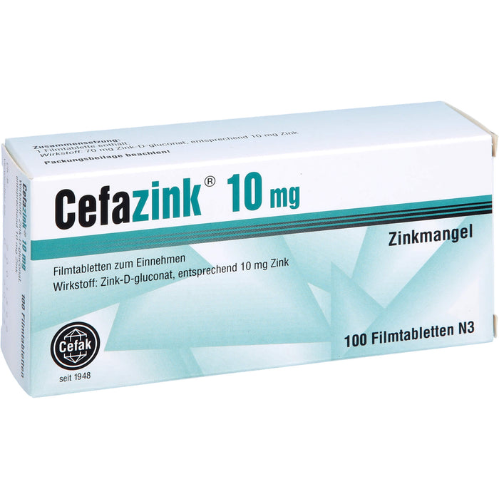 Cefazink 10mg Filmtbl., 100 St FTA