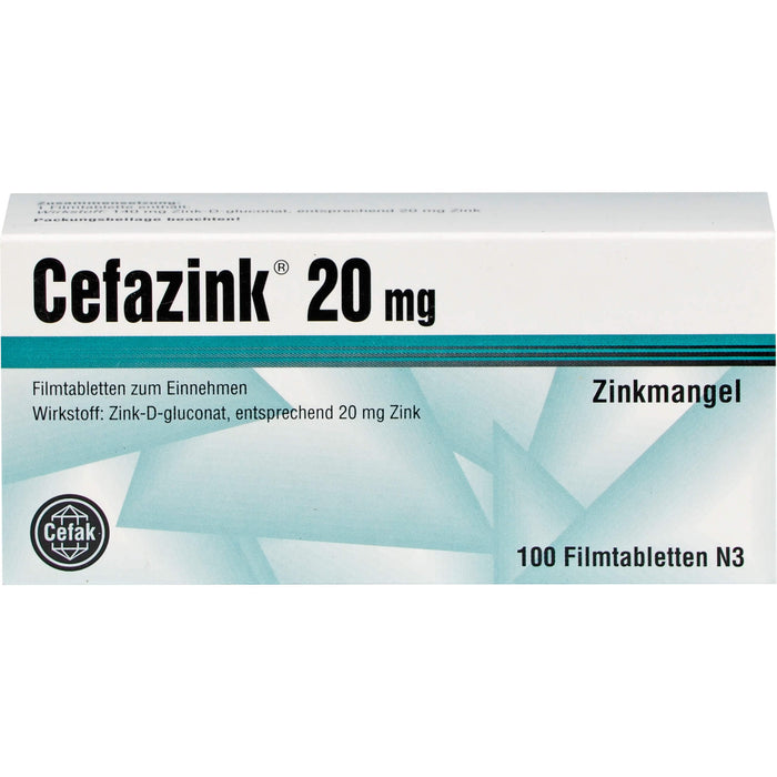 Cefazink 20mg Filmtbl., 100 St FTA