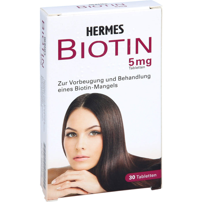 HERMES Biotin 5 mg Tabletten, 30 St. Tabletten