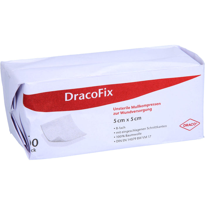 DRACOFIX OP KOM unsteril 5X5 8fach, 100 St KOM