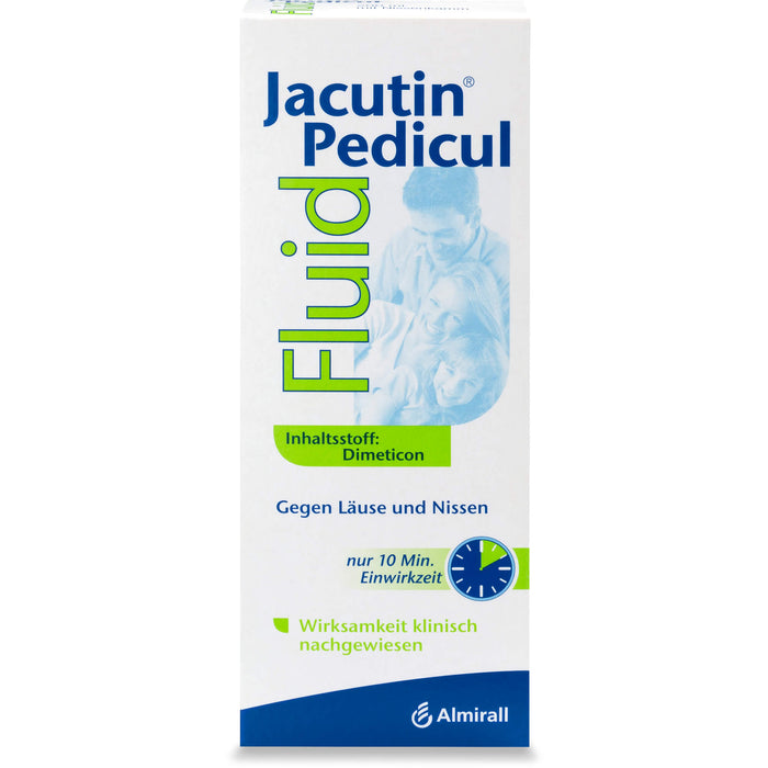 Jacutin Pedicul Fluid mit Nissenkamm gegen Läuse und Nissen, 200 ml Solution