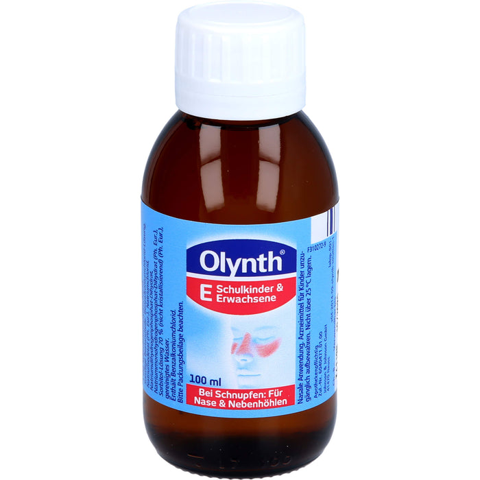 Olynth E Nasentropfen bei Schnupfen, 100 ml Lösung