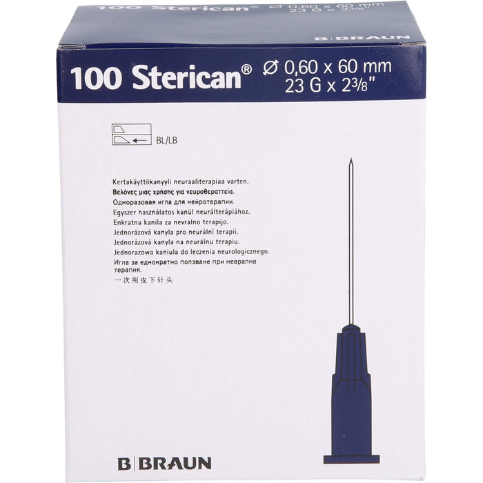 Sterican Kanülen 23GX2 2/5 0,6X60mm, 100 St KAN