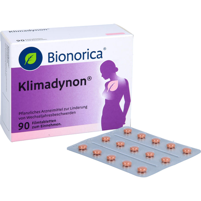 Klimadynon zur Linderung von Wechseljahresbeschwerden Filmtabletten, 90 pc Tablettes