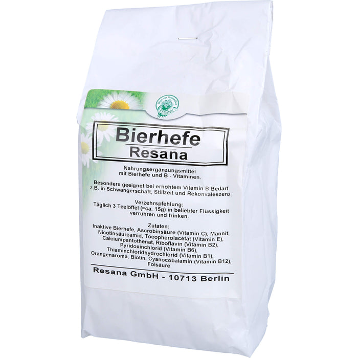 Bierhefe Resana Pulver bei erhöhtem Vitamin B-Bedarf, 500 g Powder