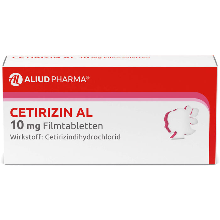 CETIRIZIN AL 10 mg Filmtabletten bei allergischen Erkrankungen, 20 pcs. Tablets