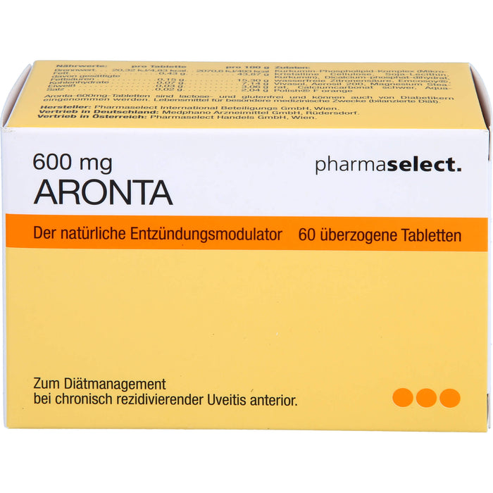 pharmaselect Aronta 600 mg Tabletten Der Entzündungsmodulator, 60 pcs. Tablets