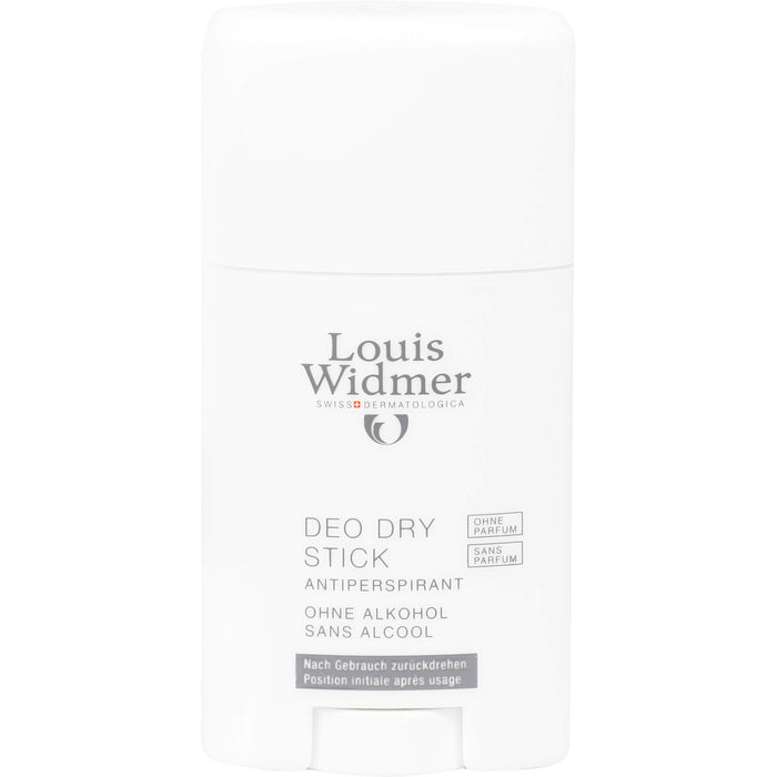 Louis Widmer Deo Dry Stick unparfümiert, 50 ml Stift