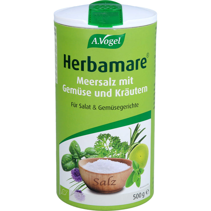 A. Vogel Herbamare Meersalz mit Gemüse und Kräutern, 500 g Salz