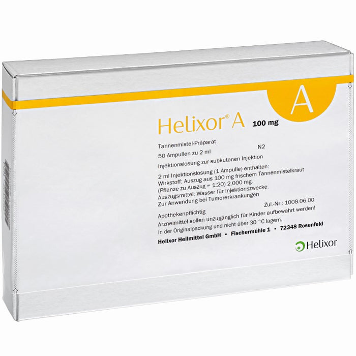 Helixor A 100 mg, 50 pcs. Ampoules