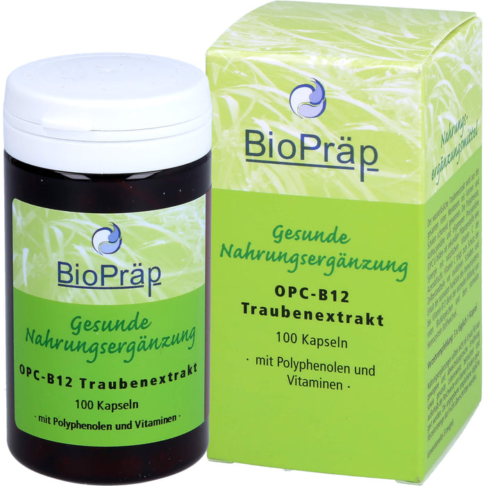 BioPräp OPC-B12 Traubenextrakt Kapseln, 100 St. Kapseln