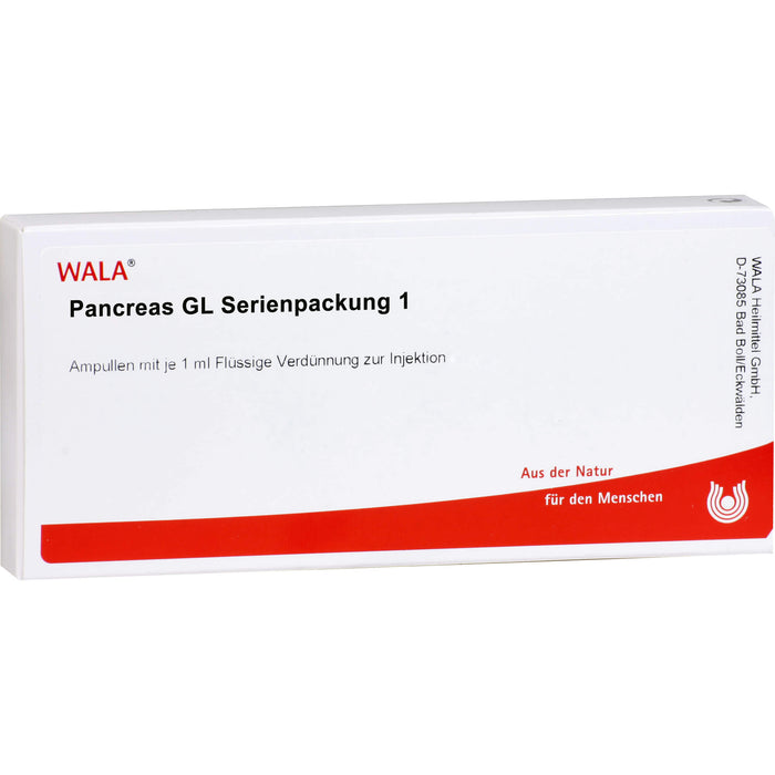 Pancreas Gl Serienpackung 1 Wala Ampullen, 10X1 ml AMP