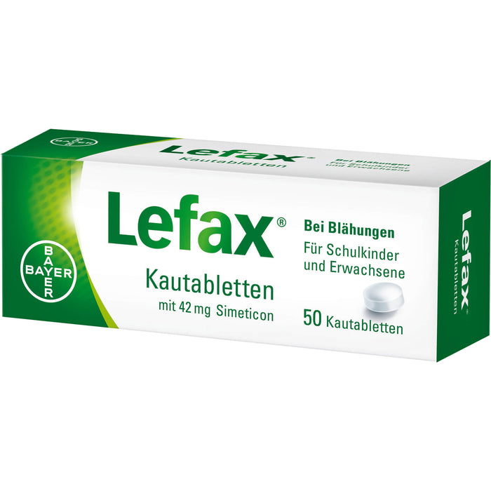 Lefax Kautabletten bei Blähungen, 50 pcs. Tablets