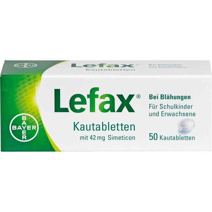 Lefax Kautabletten bei Blähungen, 50 St. Tabletten