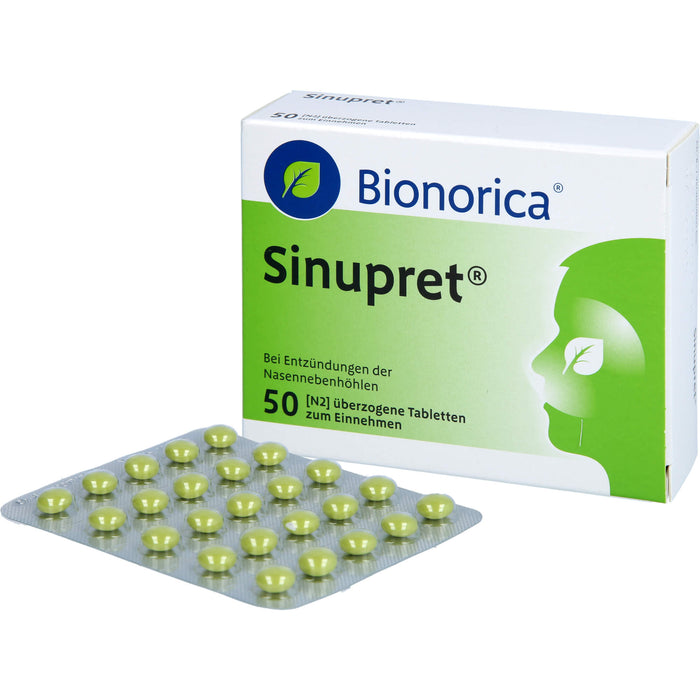 Sinupret überzogene Tabletten, 50 pc Tablettes