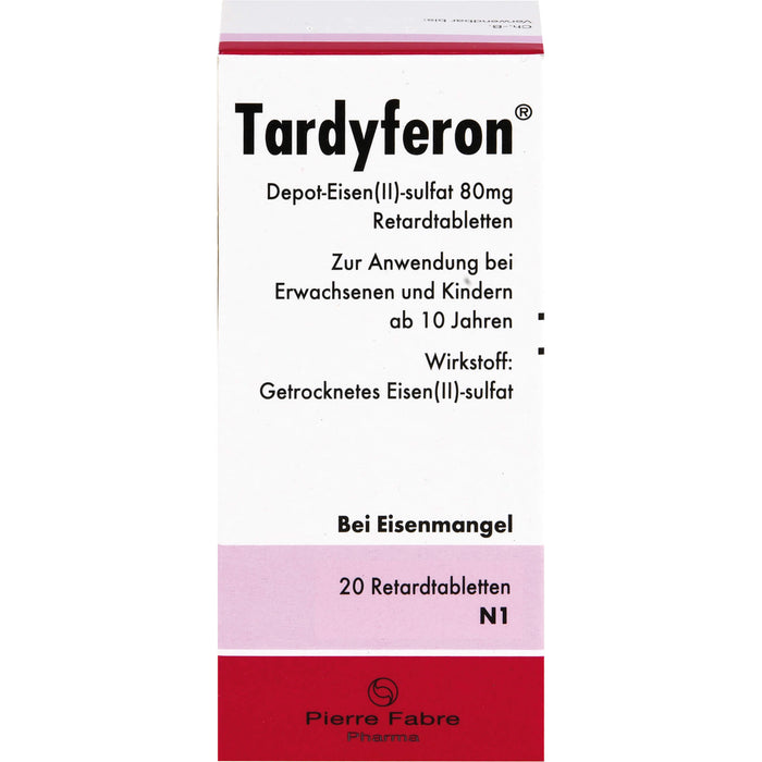 Tardyferon Retardtabletten bei Eisenmangel, 20 pc Capsules