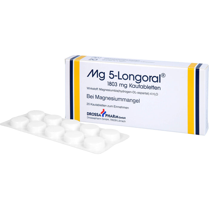 Mg 5-Longoral 1803 mg Kautabletten, 20 St KTA