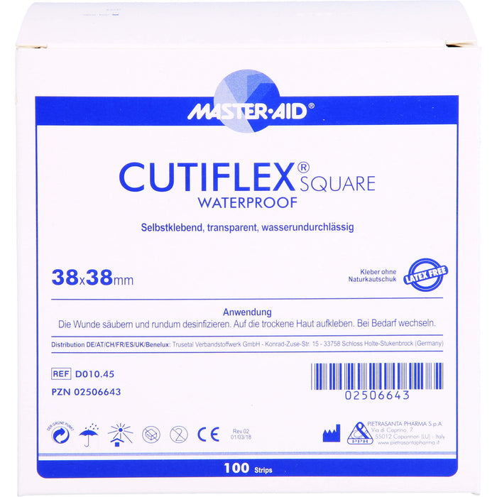 CUTIFLEX SQUARE 38x38mm Strips, 100 St PFL