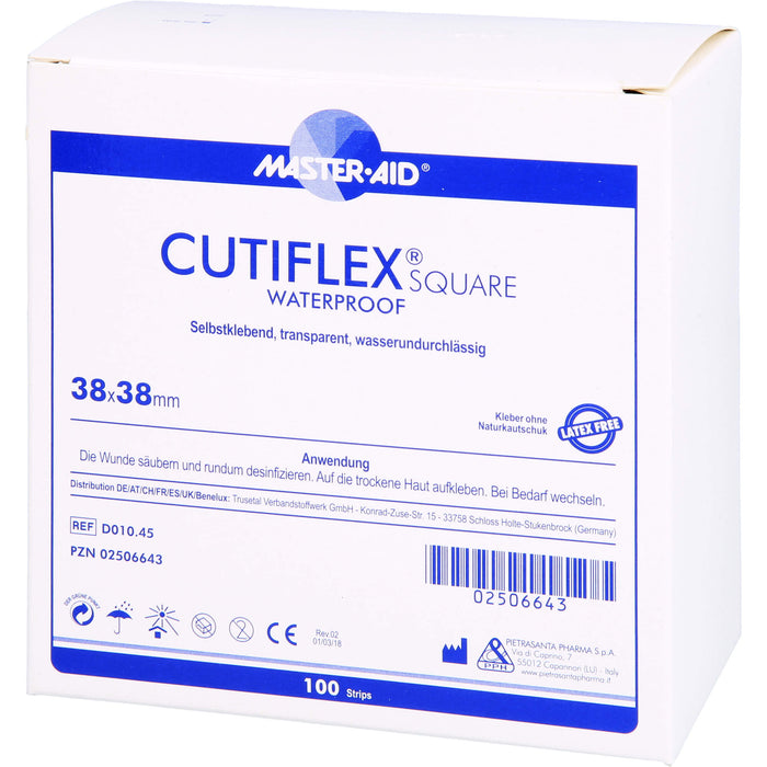 CUTIFLEX SQUARE 38x38mm Strips, 100 St PFL