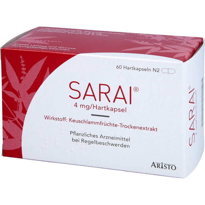 Sarai Hartkapseln bei Regelbeschwerden, 60 pc Capsules