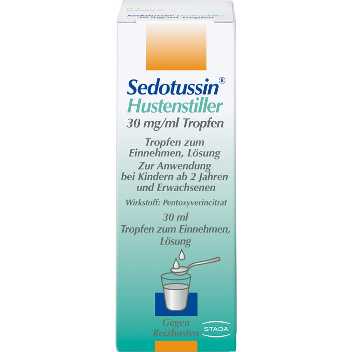 Sedotussin Hustenstiller Tropfen gegen Reizhusten, 30 ml Solution