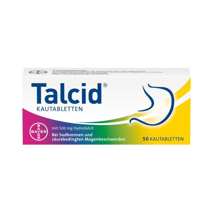 Talcid Kautabletten, 50 pc Tablettes