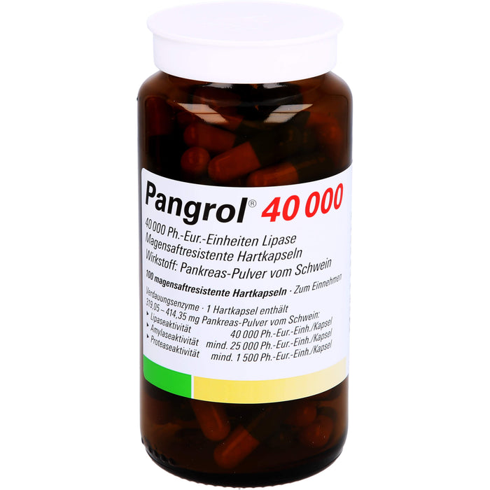 Pangrol 40000 Kapseln Verdauungsenzyme, 100 pcs. Capsules