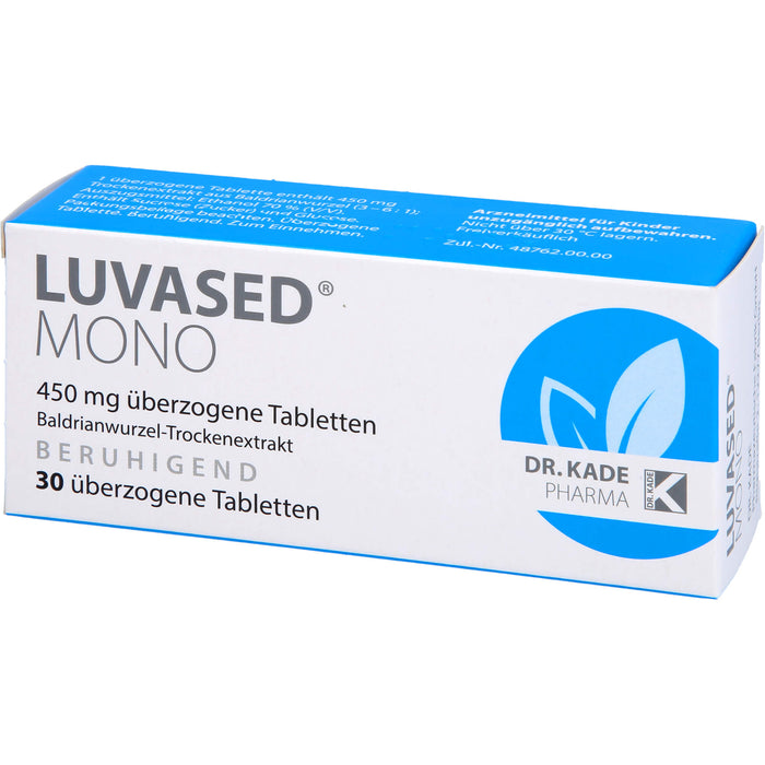 Luvased mono 450 mg Tabletten zur Beruhigung, 30 pc Tablettes