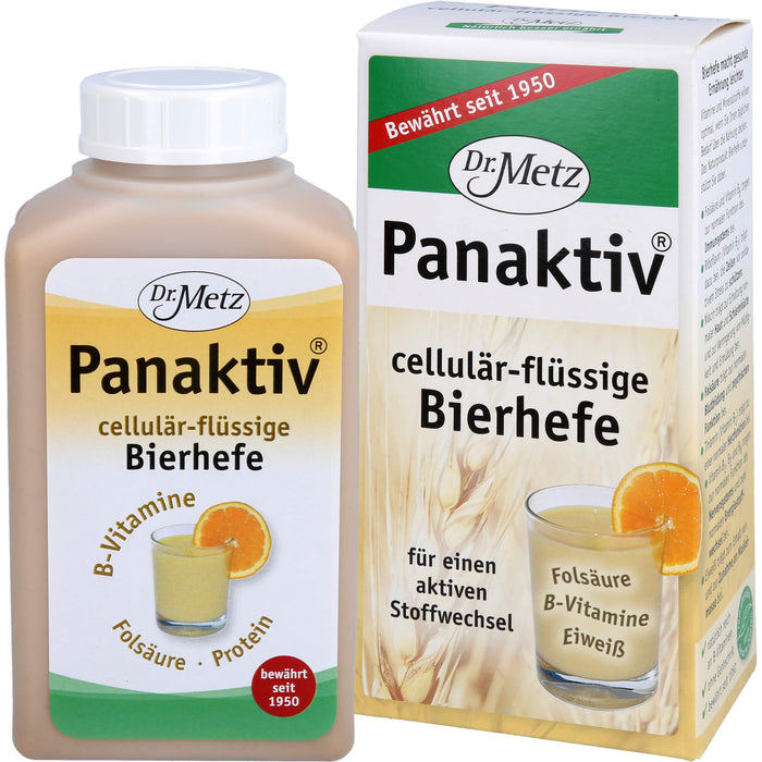 Panaktiv cellulär-flüssige Bierhefe für aktiven Stoffwechsel, 500 ml Solution