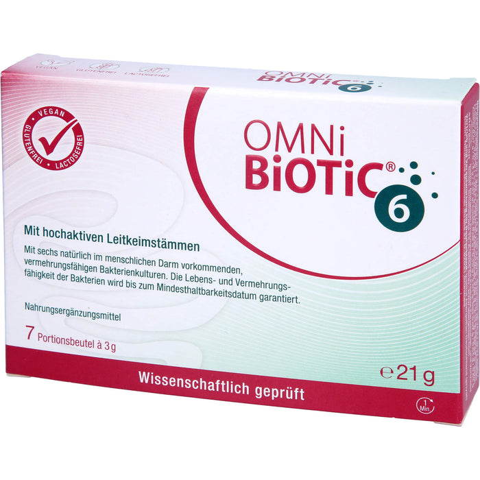 OMNi-BiOTiC 6 mit hochaktiven Leitkeimstämmen Portionsbeutel, 7 St. Beutel