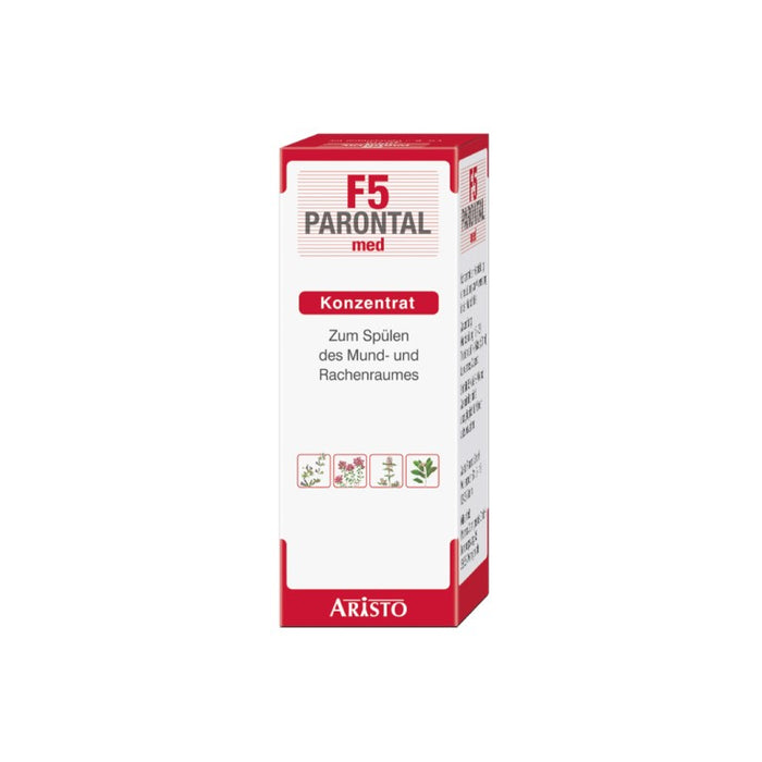 Parontal F5 med Konzentrat zum Spülen des Mund- und Rachenraumes, 20 ml Concentrate