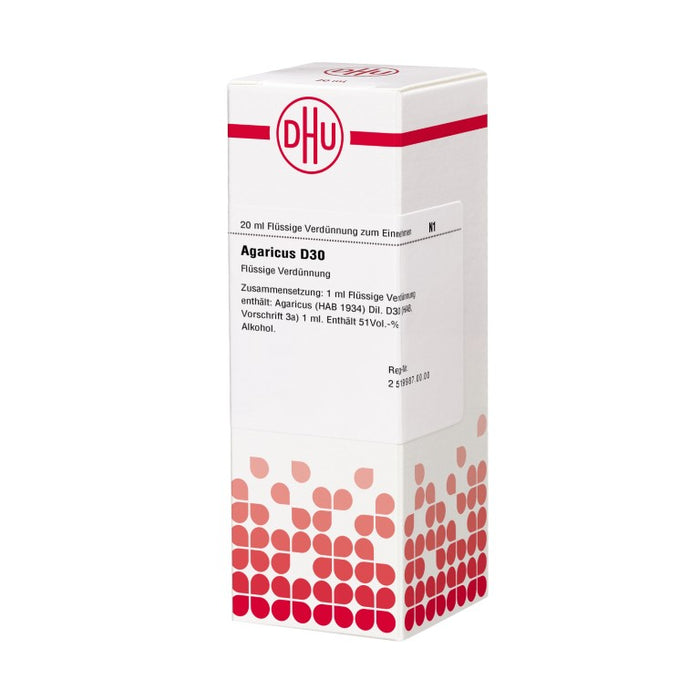 DHU Agaricus D30 Dilution, 20 ml Lösung