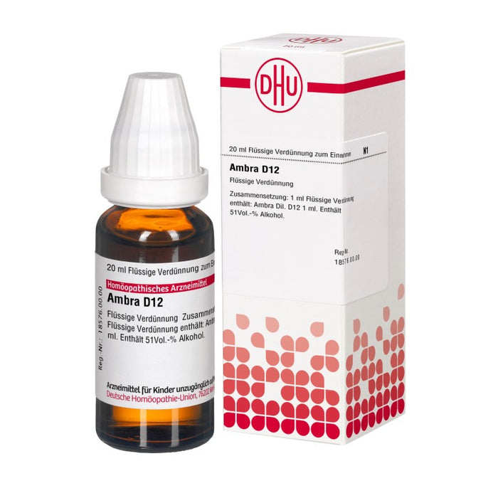 DHU Ambra D12 Dilution, 20 ml Lösung