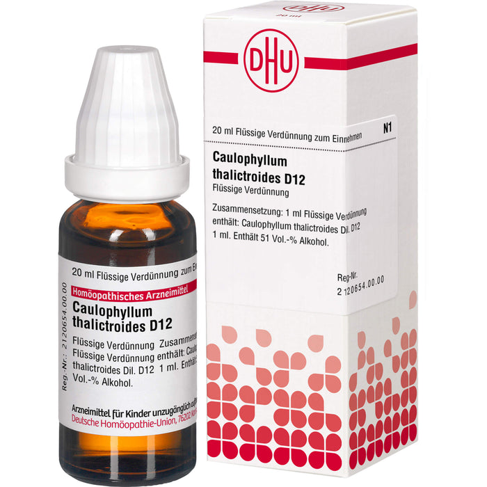 DHU Caulophyllum thalictroides D12 Dilution, 20 ml Lösung