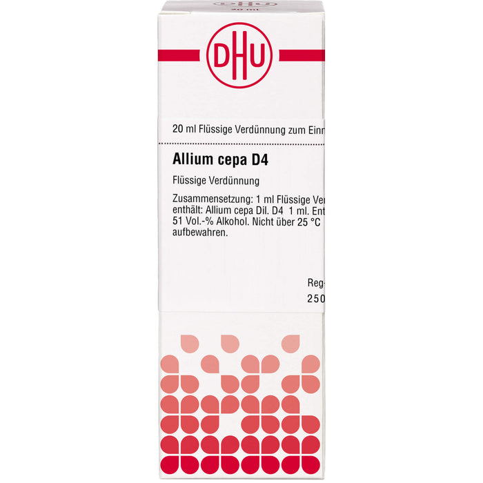 DHU Allium cepa D4 Dilution, 20 ml Lösung