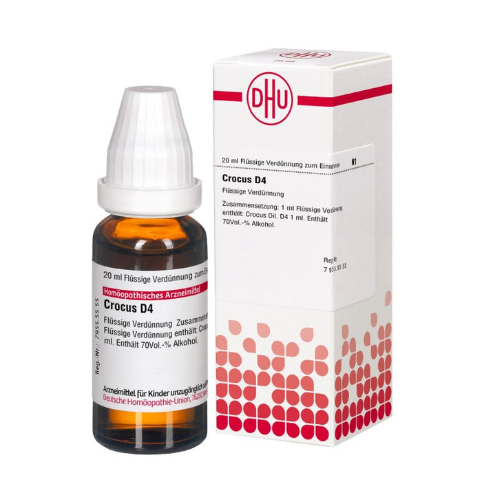 Crocus D4 DHU Dilution, 20 ml Lösung