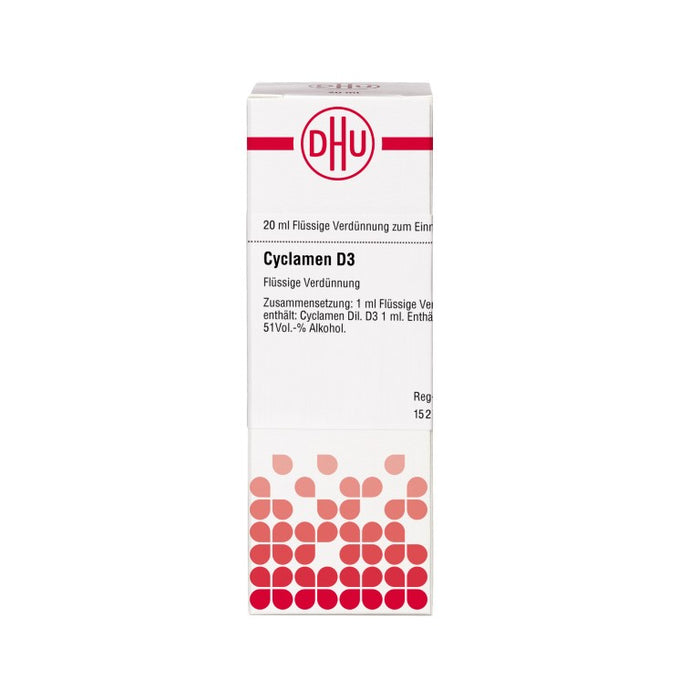 Cyclamen D3 DHU Dilution, 20 ml Lösung